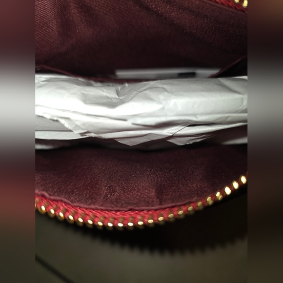 Coach Mini Rowan File Bag Red NWT - Picture 5 of 10